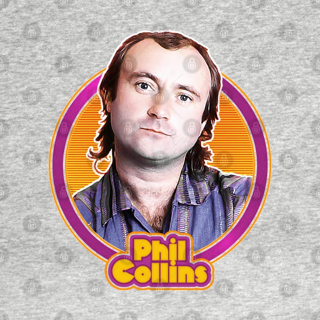 Phil Collins // Retro 80s Fan Design by DankFutura